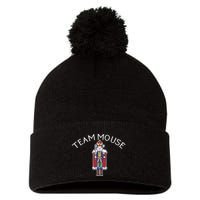 Team Mouse! Fun Nutcracker Christmas Ballet Meme Pom Pom 12in Knit Beanie