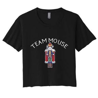 Team Mouse! Fun Nutcracker Christmas Ballet Meme Crop Top
