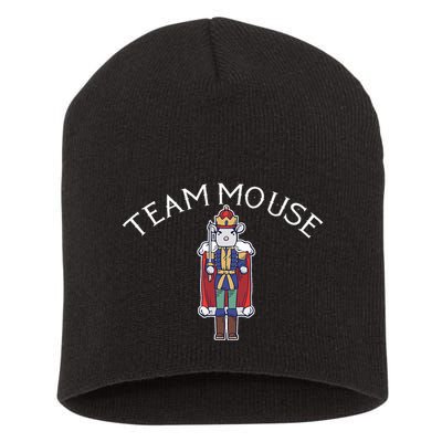 Team Mouse! Fun Nutcracker Christmas Ballet Meme Short Acrylic Beanie
