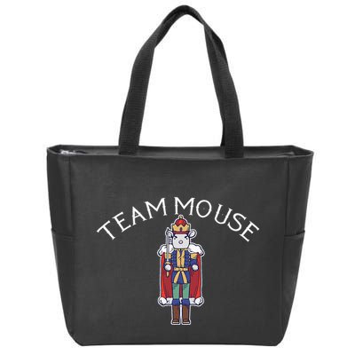 Team Mouse! Fun Nutcracker Christmas Ballet Meme Zip Tote Bag