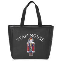 Team Mouse! Fun Nutcracker Christmas Ballet Meme Zip Tote Bag