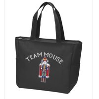 Team Mouse! Fun Nutcracker Christmas Ballet Meme Zip Tote Bag