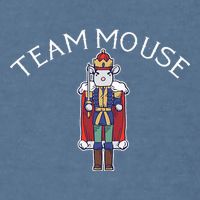 Team Mouse! Fun Nutcracker Christmas Ballet Meme Garment-Dyed Sweatshirt
