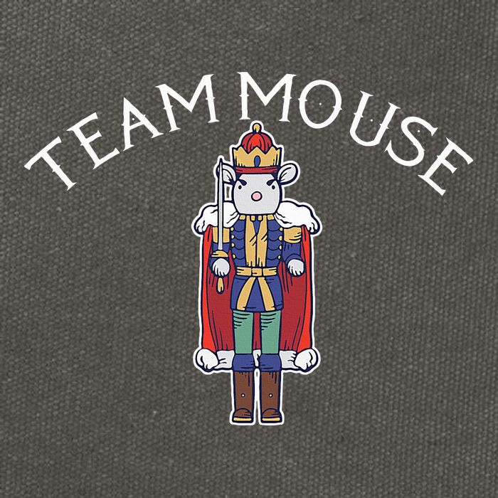 Team Mouse! Fun Nutcracker Christmas Ballet Meme Cotton Canvas Backpack