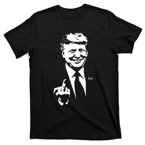 Trump Middle Finger Trump Fu 2024 Trump For President T-Shirt