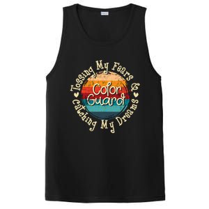 Tossing My Fears & Catching My Dreams Flag Colorguard PosiCharge Competitor Tank