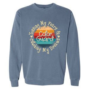 Tossing My Fears & Catching My Dreams Flag Colorguard Garment-Dyed Sweatshirt