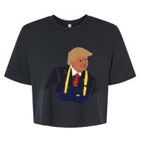 Trump Making Fries 2024 Bella+Canvas Jersey Crop Tee