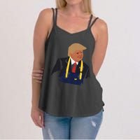 Trump Making Fries 2024 Women's Strappy Tank