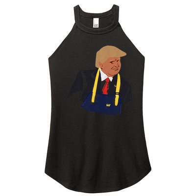 Trump Making Fries 2024 Women's Perfect Tri Rocker Tank