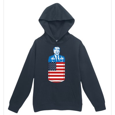 Trump Middle Finger Pocket 2020 Election Usa Republican Gift Urban Pullover Hoodie