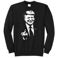 Trump Middle Finger Trump Fu 2024 Trump For President Sweatshirt