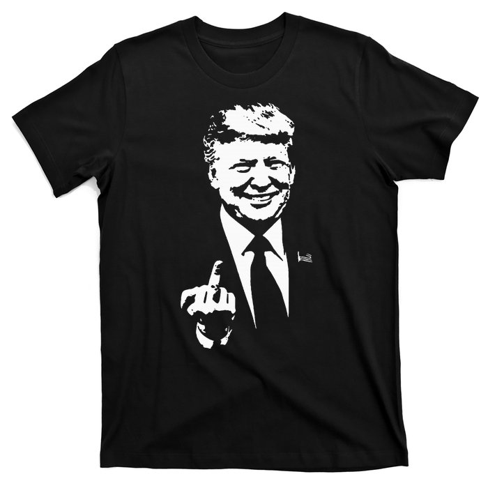 Trump Middle Finger Trump Fu 2024 Trump For President T-Shirt