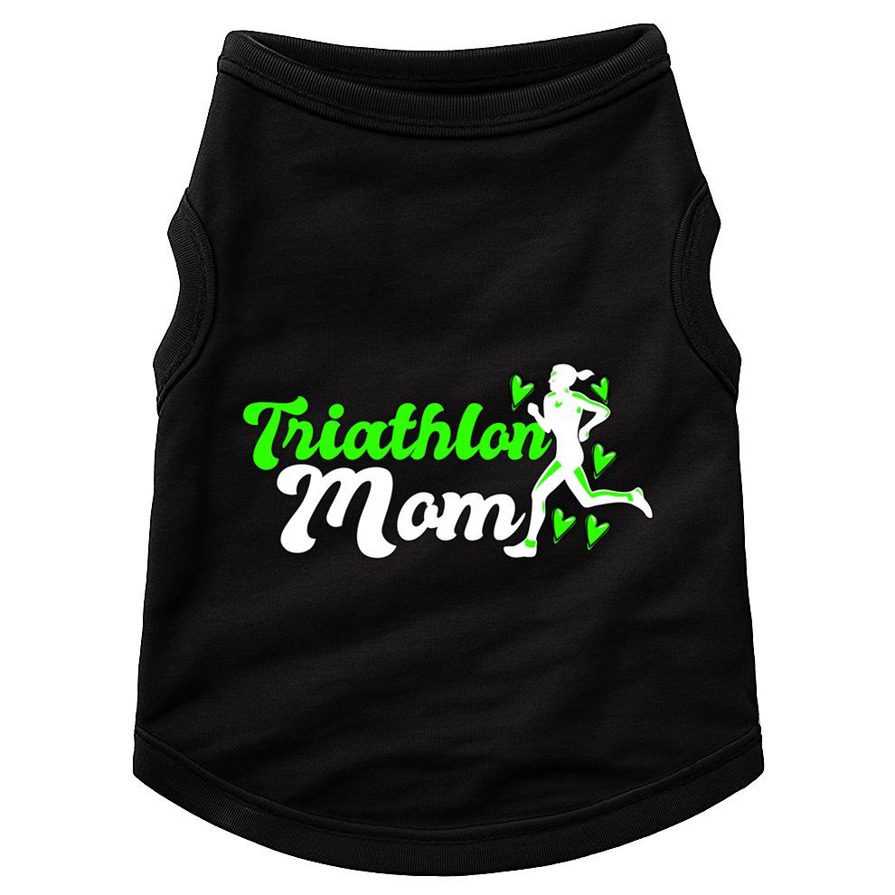 Triathlon Mom For Triathletes Mother Cute Gift Doggie Tank