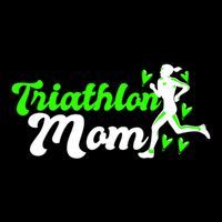 Triathlon Mom For Triathletes Mother Cute Gift Flat Bill Trucker Hat