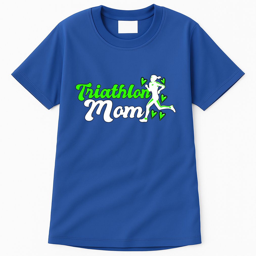 Triathlon Mom For Triathletes Mother Cute Gift Tall T-Shirt