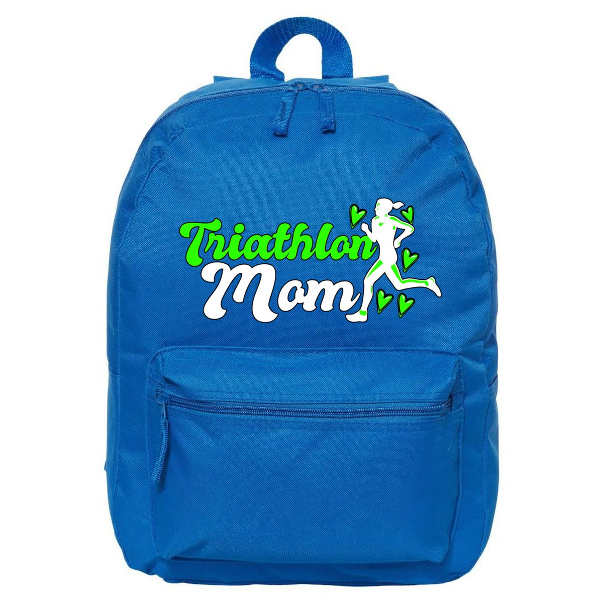 Triathlon Mom For Triathletes Mother Cute Gift 16 in Basic Backpack