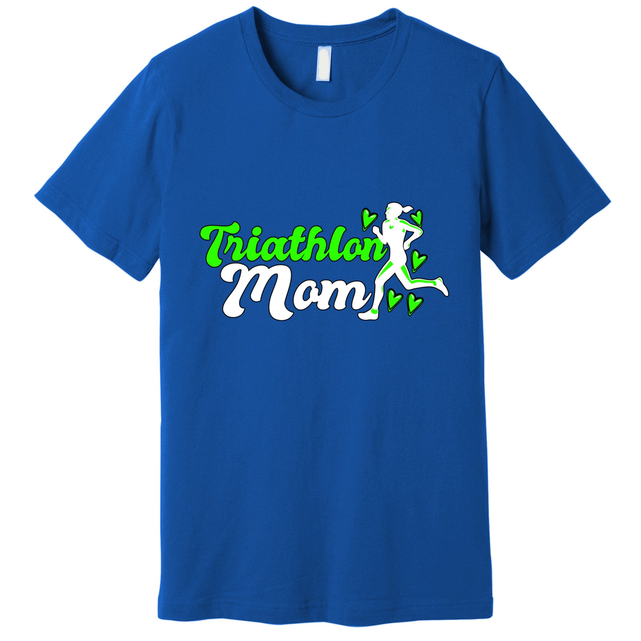Triathlon Mom For Triathletes Mother Cute Gift Premium T-Shirt