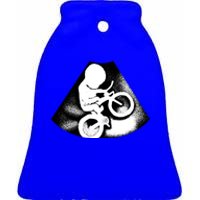 Triathlon Mom Funny Announcet For Female Triathlete Gift Ceramic Bell Ornament