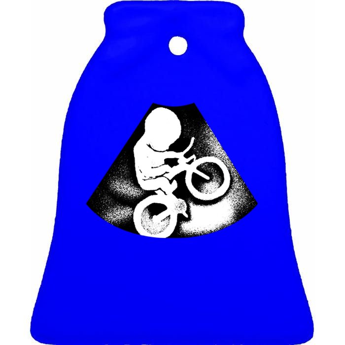 Triathlon Mom Funny Announcet For Female Triathlete Gift Ceramic Bell Ornament