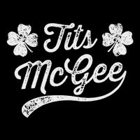 Tits Mcgee Funny St. PatrickS Day Shamrocks Hooded Wearable Blanket