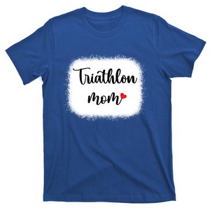 Triathlon Mom Funny Triathlete Mom Swimming Cycling Running Gift T-Shirt