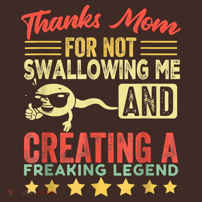 Thanks Mom For Not Swallowing Me Funny Family Joke Matching Short Acrylic Beanie