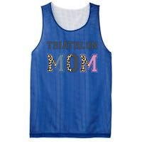 Triathlon Mom Funny Triathlete Swimming Cycling Running Meaningful Gift Mesh Reversible Basketball Jersey Tank