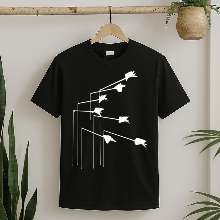 The Modest Float On Cool Vector Work Art T-Shirt