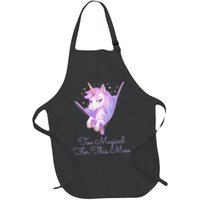 Too Magical For This Mess Funny Anti Social Unicorn Apron