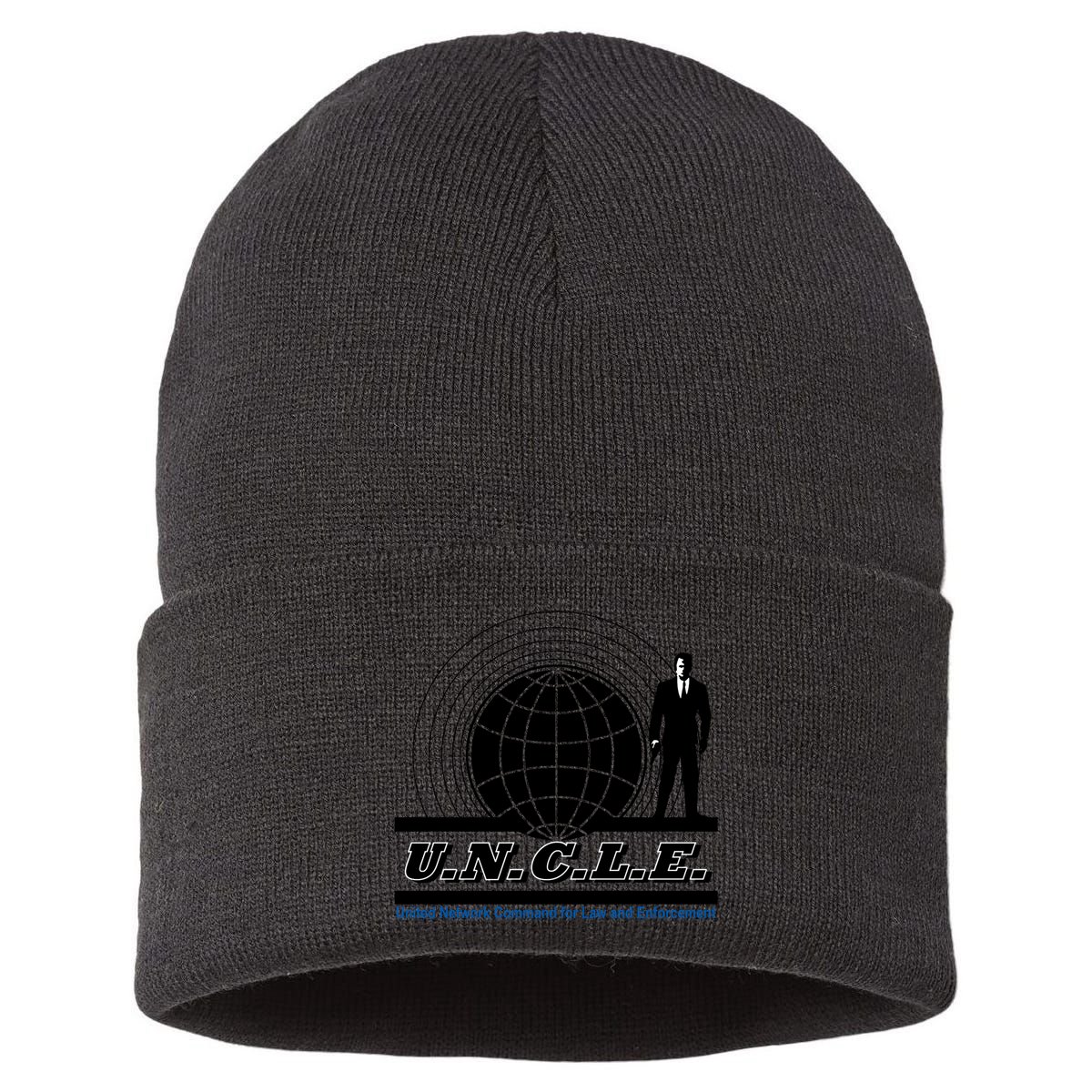 The Man From U.N.C.L.E Uncle Funny Sustainable Knit Beanie