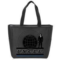 The Man From U.N.C.L.E Uncle Funny Zip Tote Bag