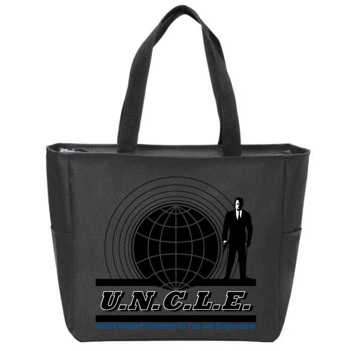 The Man From U.N.C.L.E Uncle Funny Zip Tote Bag
