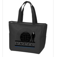 The Man From U.N.C.L.E Uncle Funny Zip Tote Bag