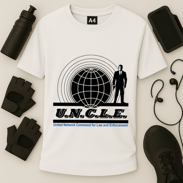 The Man From U.N.C.L.E Uncle Funny Cooling Performance Crew T-Shirt
