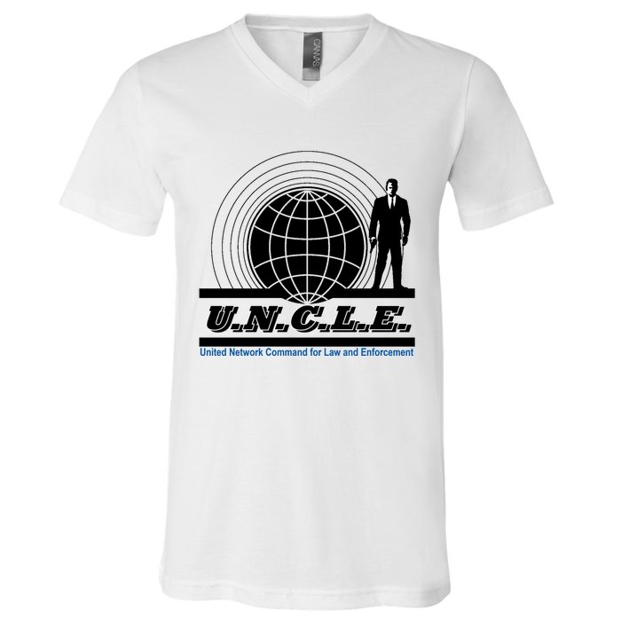 The Man From U.N.C.L.E Uncle Funny V-Neck T-Shirt