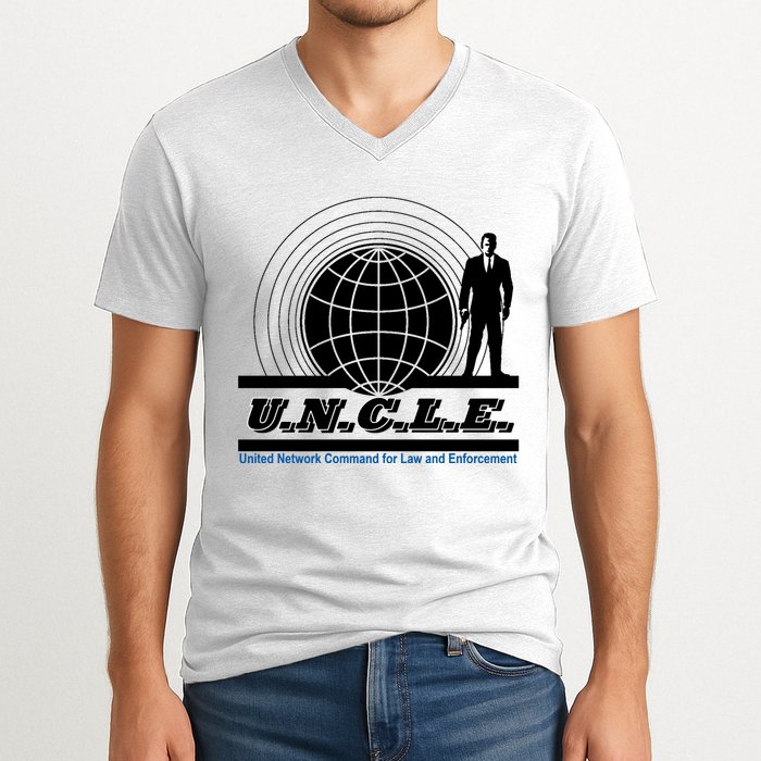The Man From U.N.C.L.E Uncle Funny V-Neck T-Shirt