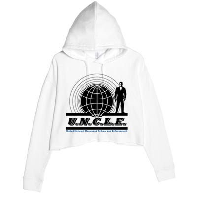 The Man From U.N.C.L.E Uncle Funny Crop Fleece Hoodie