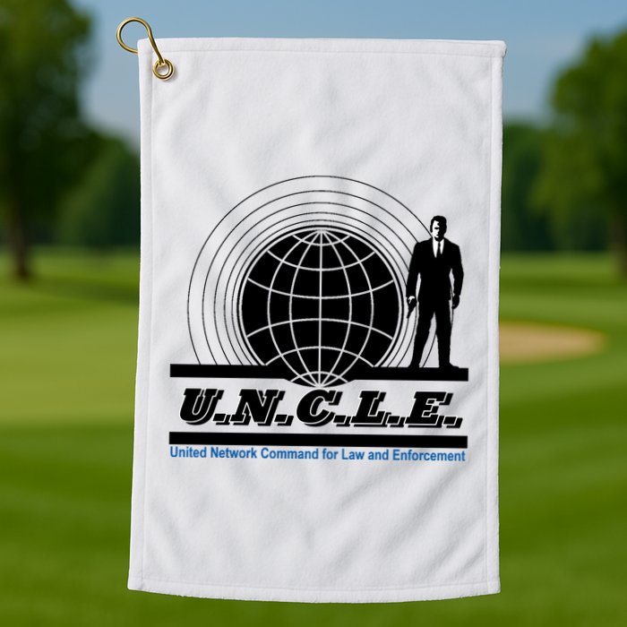 The Man From U.N.C.L.E Uncle Funny Golf Towel