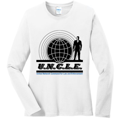 The Man From U.N.C.L.E Uncle Funny Ladies Long Sleeve Shirt