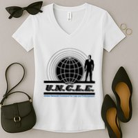The Man From U.N.C.L.E Uncle Funny Women's V-Neck T-Shirt