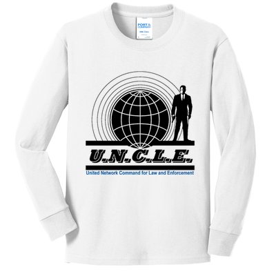 The Man From U.N.C.L.E Uncle Funny Kids Long Sleeve Shirt