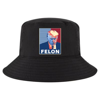 Trump Mugshot First American President Felon Cool Comfort Performance Bucket Hat