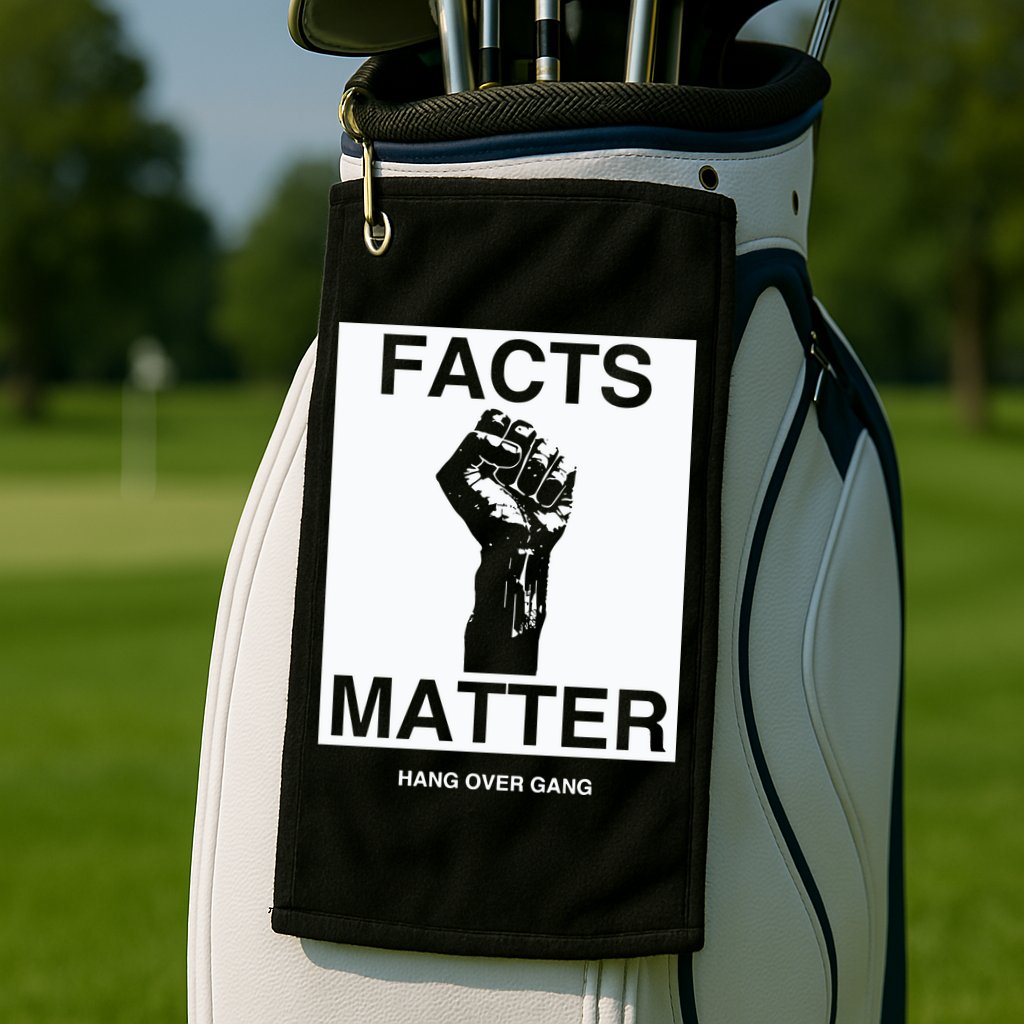 Tom Macdonald Facts Matter Hang Over Gang Golf Towel