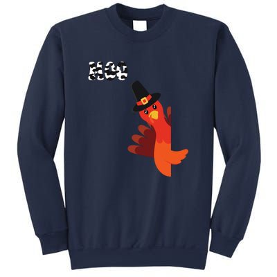 Turkey Moo Funny Thanksgiving Sweatshirt