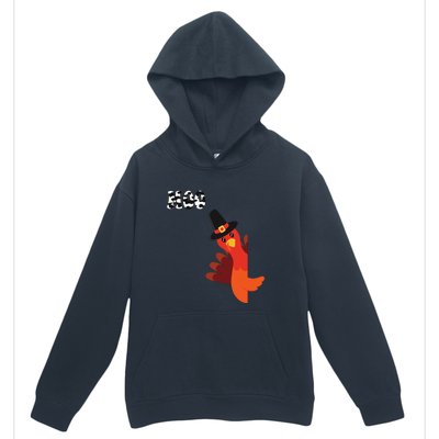 Turkey Moo Funny Thanksgiving Urban Pullover Hoodie