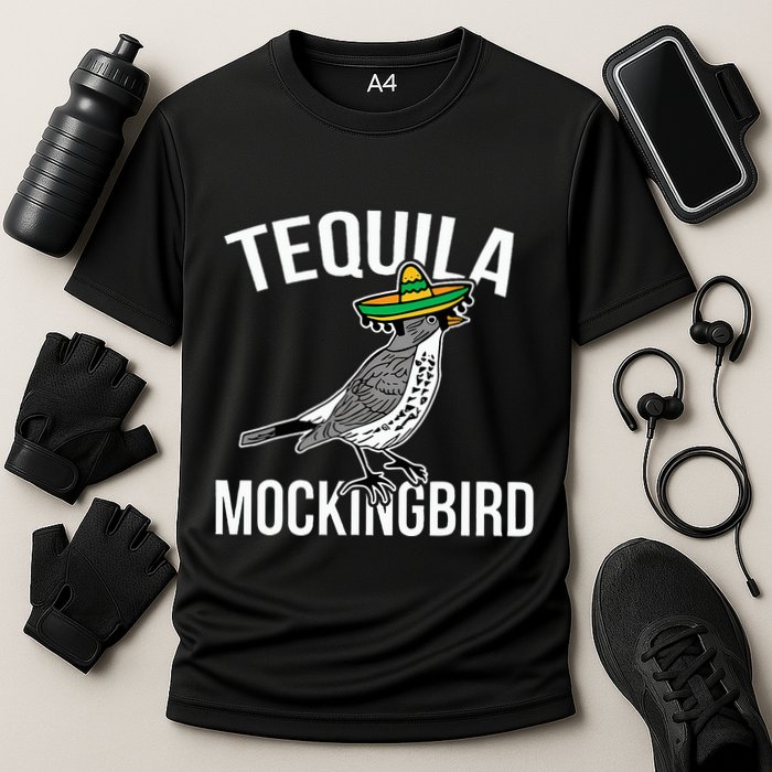 Tequila Mockingbird Funny Design Cooling Performance Crew T-Shirt