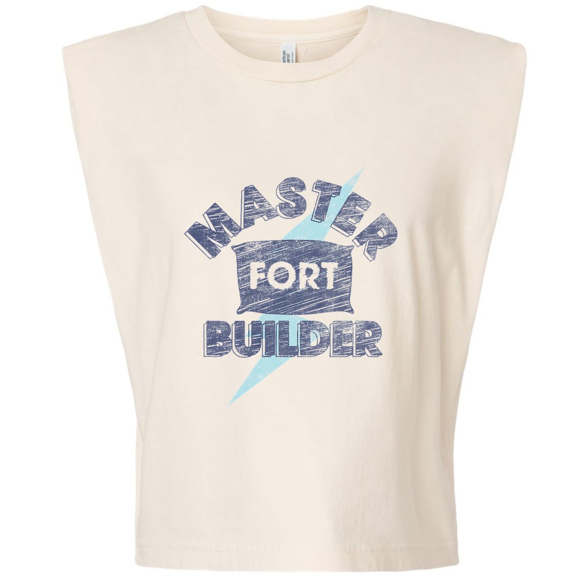 Trendy Master Fort Builder Pillow Garment-Dyed Women's Muscle Tee