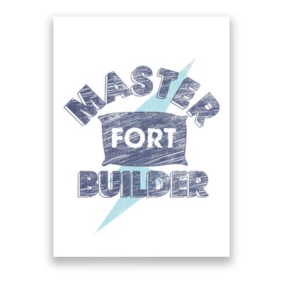 Trendy Master Fort Builder Pillow Poster