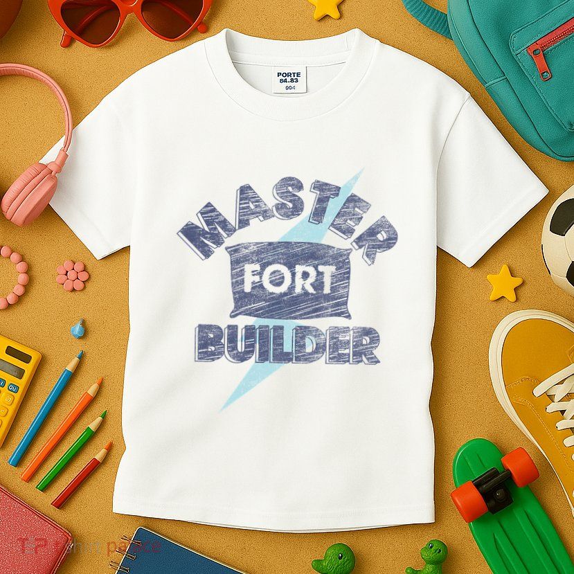 Trendy Master Fort Builder Pillow Kids T-Shirt